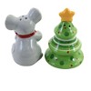 3.25 In Mouse And Tree S & P Shaker Christmas Candy Cane Salt And Pepper Shakers - 3 of 3