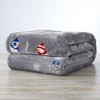 Holiday-Printed Plush Throw Blanket - Great Bay Home - 3 of 4