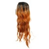 Unique Bargains Women's Lady Curly Human Hair Wigs 28" with Wig Cap - 3 of 4