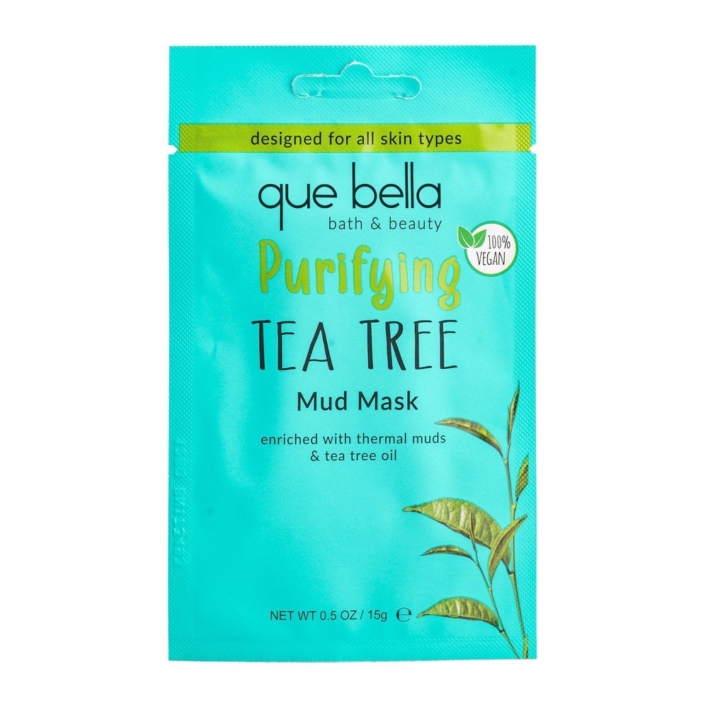 Que Bella Purifying Tea Tree Mud Mask - 0.5oz