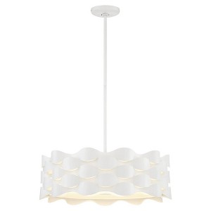 George Kovacs Lighting Coastal Current 1 - Light Pendant in  Sand White - 1 of 1