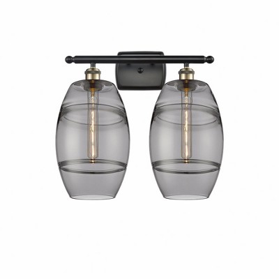Vaz - 2 Light Bath Vanity In Industrial Style-10.88 Inches Tall and 18 Inches Wide