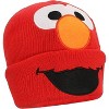 Sesame Steet Kids Beanie – Blue and Red Cute Knit Winter Hat Beanies for Boys and Girls - 2 of 4