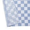 LunaLulinlk Blue Check Printed Fabric Shower Curtain, 72" x 72" - 3 of 4