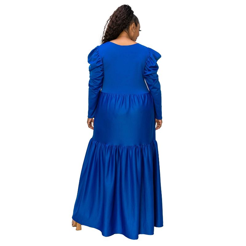 L I V D Women's Isabel Tiered Maxi Dress, 3 of 4