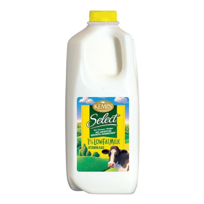 Kemps 1% Milk - 0.5gal, 1 of 11