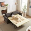 83.8'' Polyester Convertible Pullout Sofa Bed with Folding Mattress, 2-in-1 Function and High-Density Foam - 2 of 4