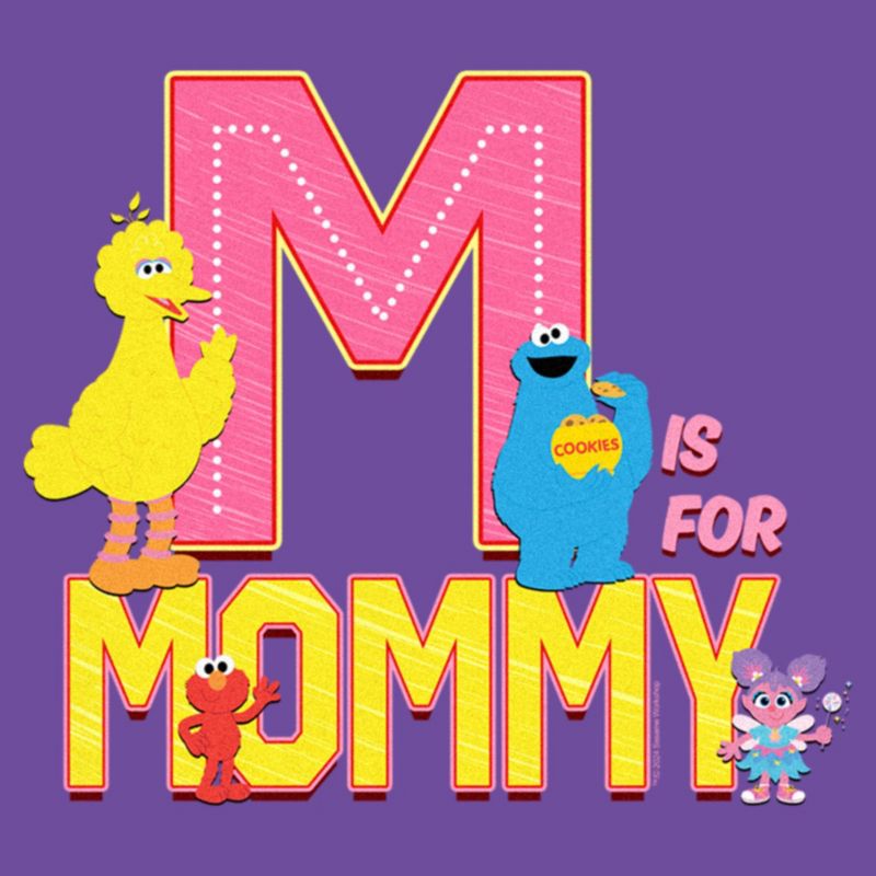 Junior's Sesame Street M Is for Mommy T-Shirt, 2 of 5