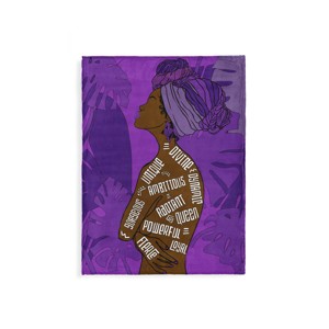 Pardon My Fro Fleece Blanket - 1 of 4