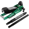 VisioGear Floor Jack, 1.5 Ton Hydraulic Low Profile Car Jack, Service Jack with Quick Lift Dual Pump, 3,000 lbs Capacity, Green, 19.9"*9.8"*8" - 2 of 4