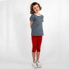 Mightly Girls Fair Trade Organic Cotton, Cropped Leggings 2-pack - 2 of 4