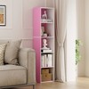 HOMLUX 5-Tier Cube Bookcase Bookshelf Storage Organizer Living Room, Bedroom, Kids Room - 3 of 4