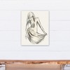 Creative Products Nude Female Sketch 16x20 Canvas Wall Art - 4 of 4