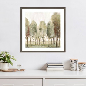 Amanti Art Silent Fall Trees I by Eva Watts Framed Wall Art Print - 1 of 4