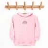 The Juniper Shop Embroidered Rainbow Heart Toddler Hoodie - 2 of 4