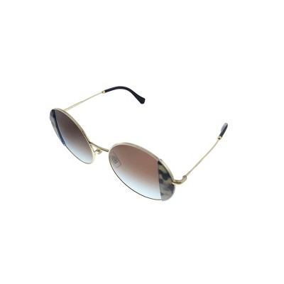 Miu Miu MU 57VS 08D07B Womens Round Sunglasses Blue Havana 49mm