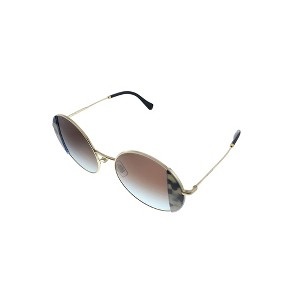 Miu Miu MU 57VS 08D07B Womens Round Sunglasses Blue Havana 49mm - 1 of 3