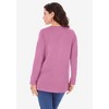 Roaman's Women's Plus Size Long Sleeve Crewneck Ultimate Tee - 3 of 4