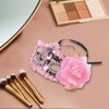 Unique Bargains Floral Sequins Half Face Party Mask 1 Pc - 4 of 4