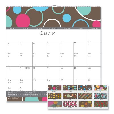 House of Doolittle 100% Recycled Bubbleluxe Wall Calendar 12 x 12 2022 340