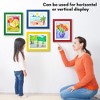 Americanflat Front Loading Kids Art Frame in Primary Colors - 8.5x11 Frame with Mat and 10x12.5 Without Mat  Frames for Kids Artwork Holds 100 Pcs - 4 of 4