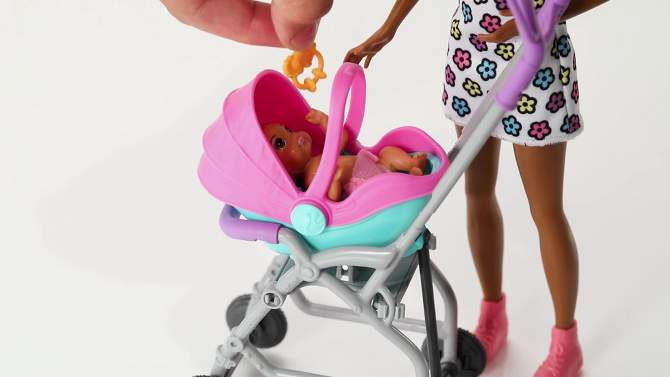 Barbie Skipper Babysitters Inc. Playset - Straight Brunette Hair, 2 of 10, play video