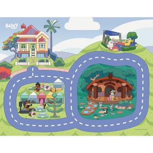 Imaginmat: Deluxe - Bluey - Floor Playmat & Toy Car, 30.5 x 20.5",Ages 3+ - 1 of 4