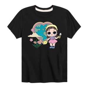 Boys' - LOL Surprise! - Grow Gurrl Heart Earth Short Sleeve Graphic T-Shirt - 1 of 4