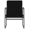 vidaXL Lounge Chair Black 21.7"x25.2"x31.5" Faux Leather - Black - 3 of 4