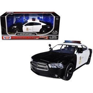 2011 Dodge Charger Pursuit LAPD Los Angeles Police Department Car 1/24 Diecast Car Model by Motormax - 1 of 3