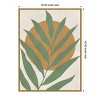 Amanti Art Floral and tropical 3 by Vitor Costa Framed Canvas Wall Art - 4 of 4