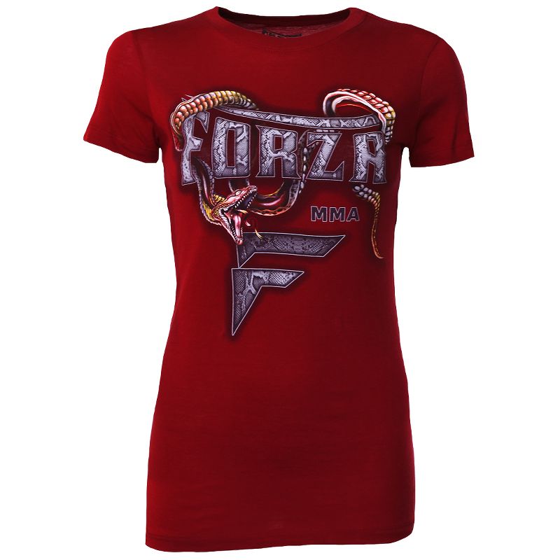 Forza Sports Women's "Slither" T-Shirt - Scarlet, 1 of 3