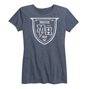 Women's - Monster High - Monster High Crest Short Sleeve Graphic T-Shirt - 1 of 4