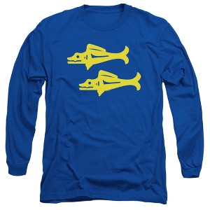 Men’s Legends Of The Hidden Temple Blue Barracudas Long Sleeve T-Shirt - 1 of 4