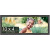 PosterPalooza | Panoramic Shabby Chic Black Picture Frame - UV Acrylic, Foam Board Backing, Hanging Hardware - 2 of 4
