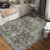 Vintage Area Rugs for Living Room, Washable Carpet Indoor Non Slip Large Area Rugs, Soft Low Pile Rug Foldable Floor Rug - 3 of 4