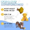 Yeti Dog Chew Puff / Play Hangry Yeti Play Dog Toy - Yak Yellow - 3 of 4