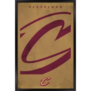 Trends International NBA Cleveland Cavaliers - Logo 25 Framed Wall Poster Prints - 1 of 4