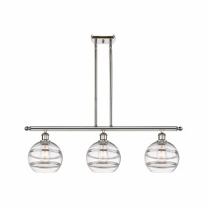 Rochester - 3 Light Stem Hung Island In Industrial Style-10.38 Inches Tall and 36 Inches Wide - 1 of 1