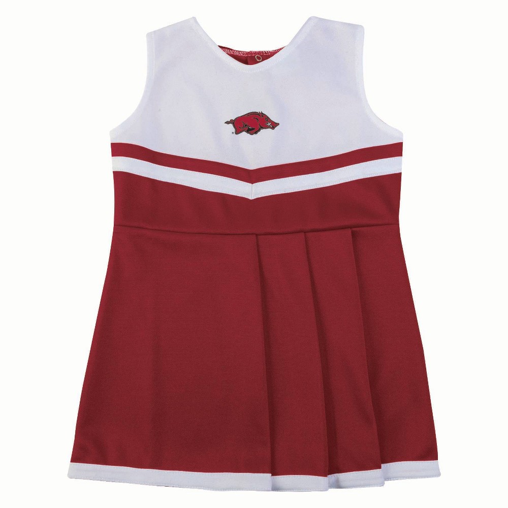 NCAA Arkansas Razorbacks Toddler Girls' 2pc Cheer Dress Set - 3T