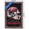 Trends International NFL Tampa Bay Buccaneers - Neon Helmet 23 Framed Wall Poster Prints - 3 of 4