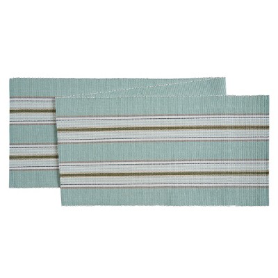 C&F Home 13" x 72" Laurel Green Table Cotton Machine Washable Table Runner