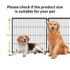 SEVOBAL Pet Doors, Gates and Pens - Large Dog Cage Indoor Kennel with Top Cover and Divider Panel for Medium Dogs, Black, 63.7"*31.5"*34.2" - 4 of 4