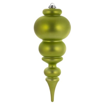 Vickerman 14" Lime Matte Finial UV Coated Drilled Cap