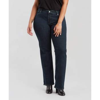 Levi's® Women's Plus Size Mid-rise Classic Straight Jeans - Lapis Dark  Horse 22 : Target