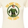 Women's - ELF - Christmas You Don't Smell Like Santa Fitted Graphic T-Shirt - 2 of 3