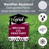 Big Dot of Happiness Maroon Graduation Party Decorations - Grad Party Welcome Yard Sign - 3 of 4