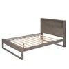 Platform Bed with Storage Headboard, Outlets and USB Ports - ModernLuxe - 4 of 4
