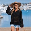 Women's Chic Crochet Knit Beach Cover Up Top - Cupshe - 4 of 4