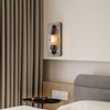 YIYIBYUS 1-Light Rustic Black Wall Sconce for Indoor Hallway Farmhouse - 3 of 4